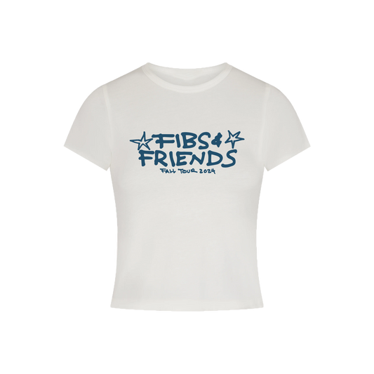 Fibs & Friends Logo Baby Tee