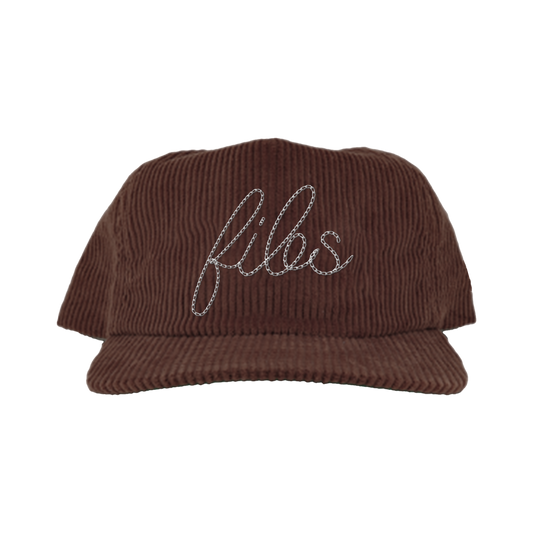 Fibs Brown Corduroy Hat