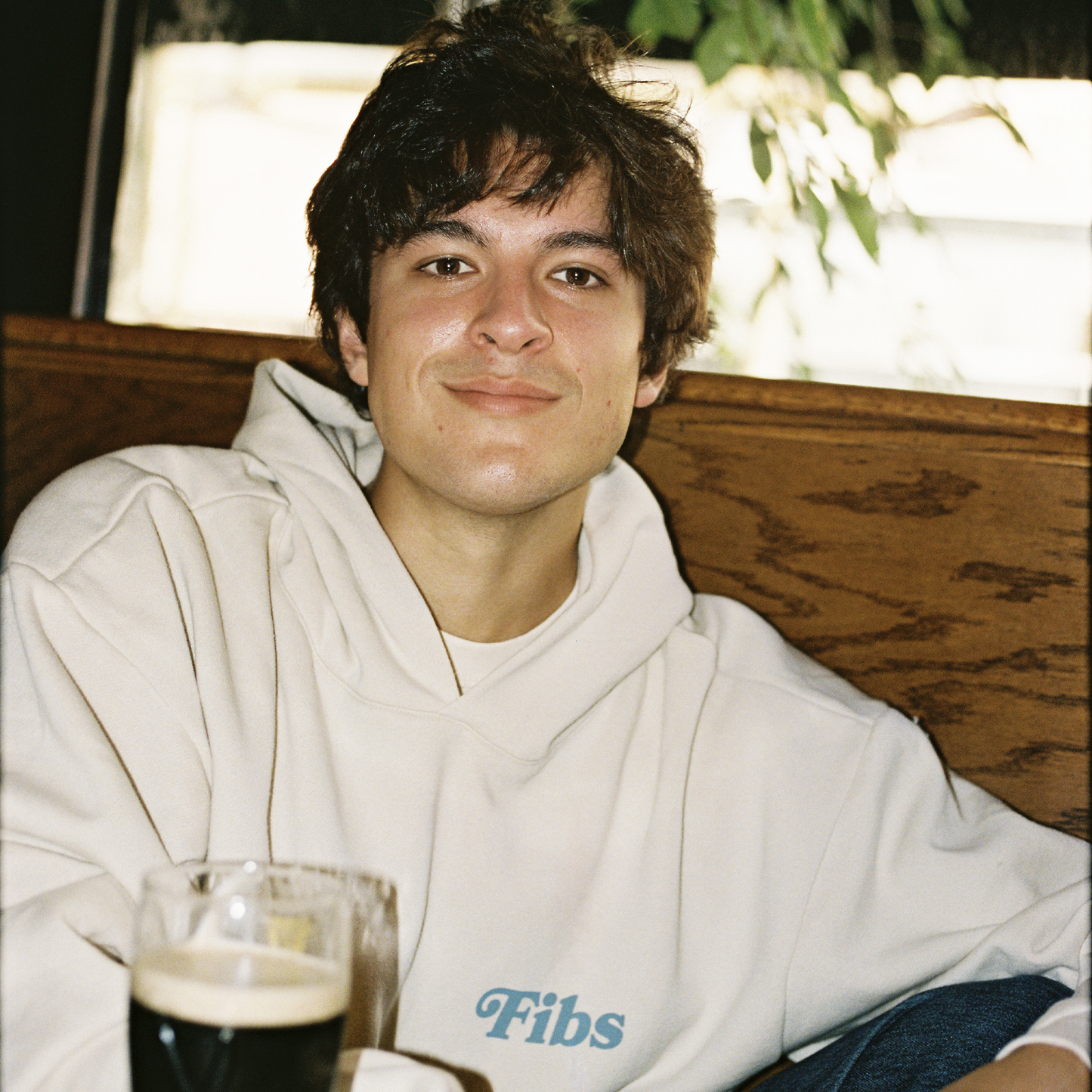 No Vibe Checks Ivory Hoodie