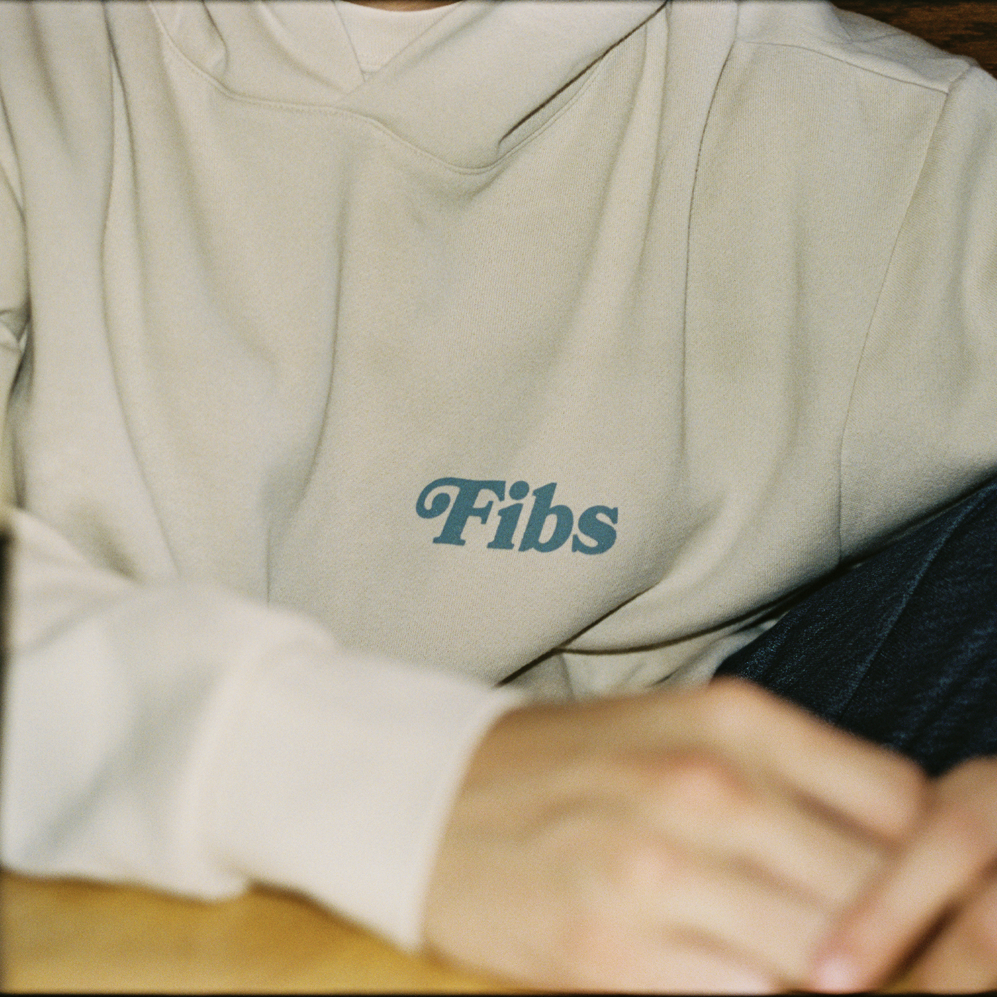 No Vibe Checks Ivory Hoodie