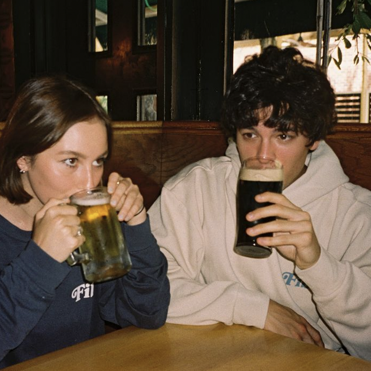 No Vibe Checks Ivory Hoodie