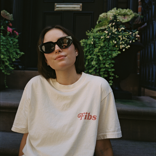No Vibe Checks Ivory Tee